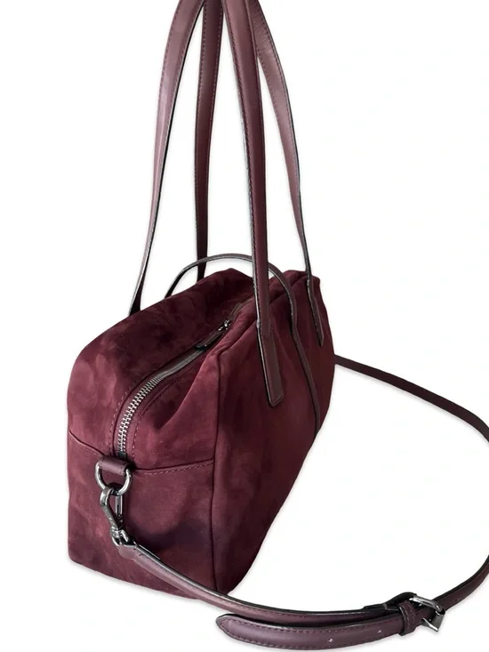 MZ Wallace Nubuck Astor Satchel Satchel Bag with Extra Strap and Pouch - Picture 5 of 17